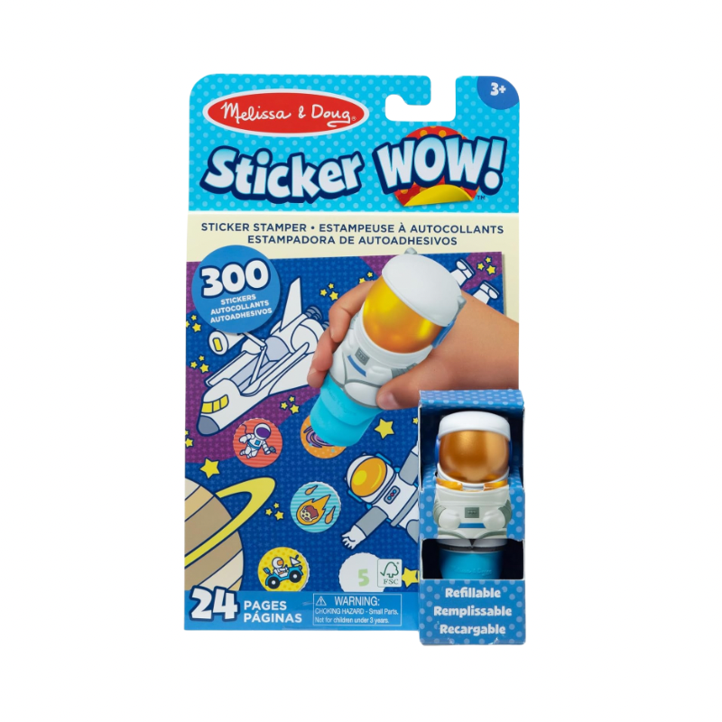 Sticker WOW! Sticker Stamper & Activity Pad - Astronaut - Medaid International