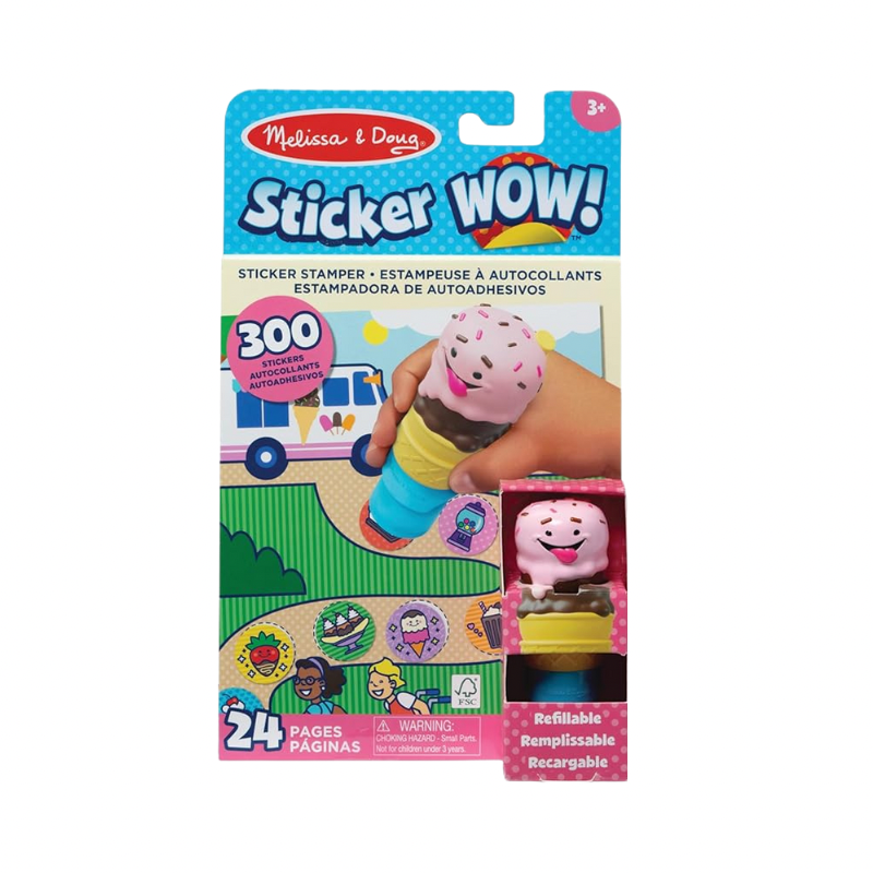 Sticker WOW! Sticker Stamper & Activity Pad - Ice Cream - Medaid International