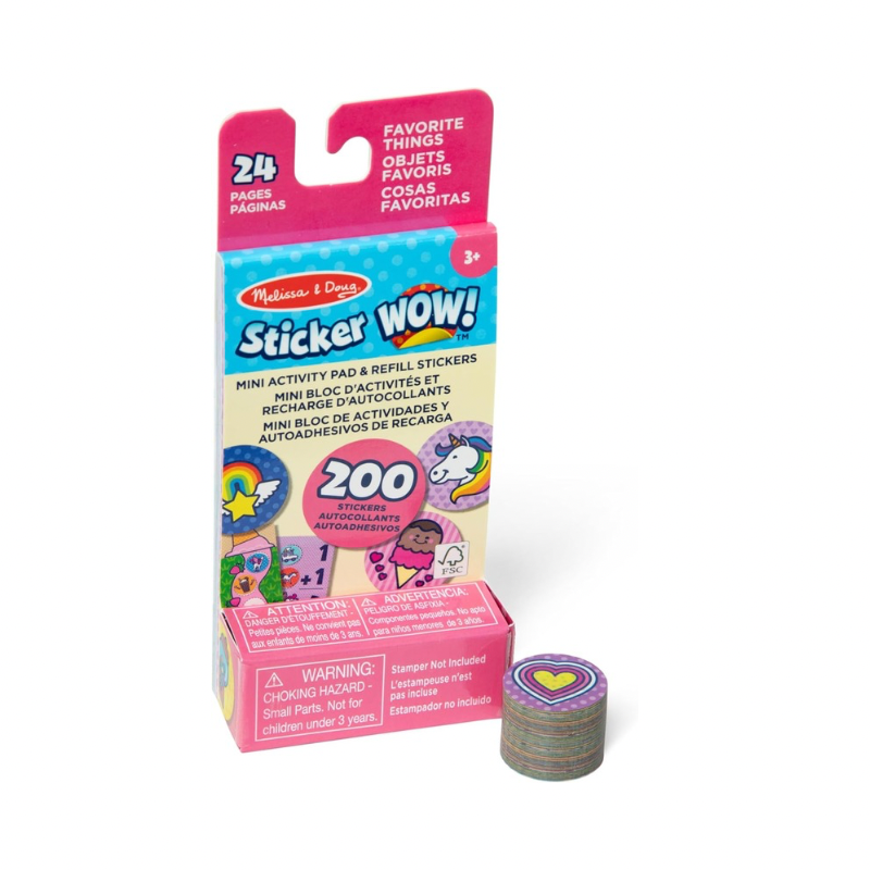 Sticker WOW! Mini Activity Pad with Refill Stickers - Favorite - Medaid International