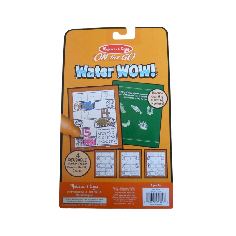 Melissa and Doug Water Wow - Numbers - Medaid International