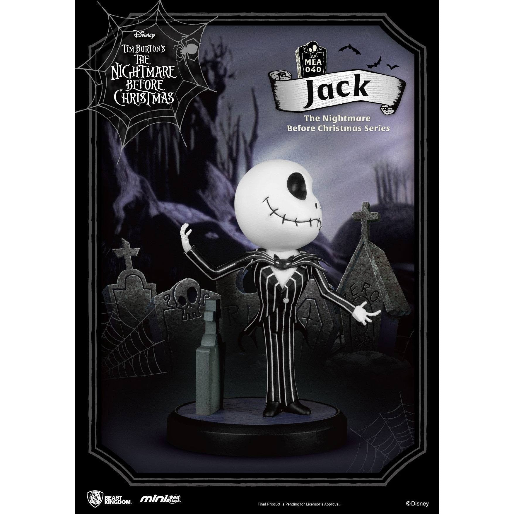 The Nightmare Before Christmas Series Jack Master Craft Figure by Beast Kingdom - Medaid International