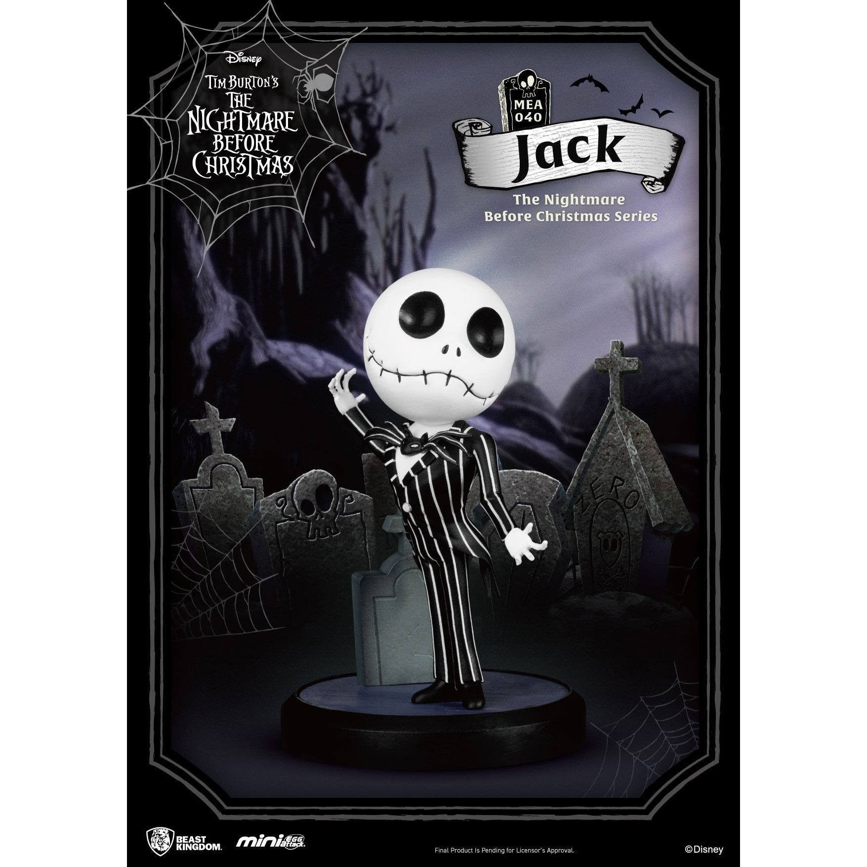 The Nightmare Before Christmas Series Jack Master Craft Figure by Beast Kingdom - Medaid International
