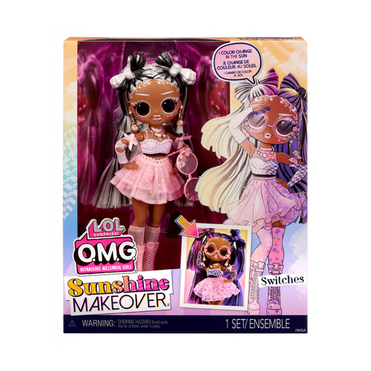 L.O.L. Surprise! OMG Sunshine Color Change - Switches Fashion Doll with Color Changing Hair - Medaid International