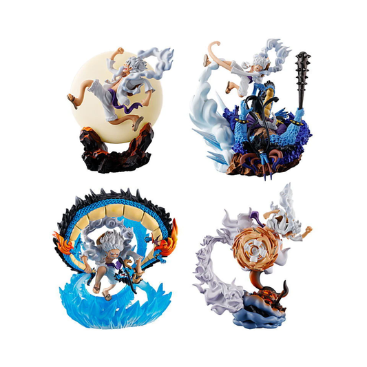 ONE PIECE GEAR5 LOGBOX RE BIRTH Pettitrama series Figure By MegaHouse (1 Random) - Medaid International