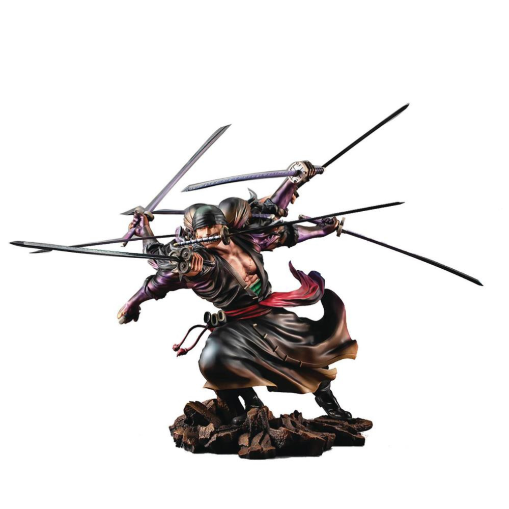 One Piece Asura Roronoa Zoro Ver Demon Spirit Kyuutou-ryuu Wa-Maximum Portrait of Pirates (P.O.P.) Figure by MegaHouse - Medaid International