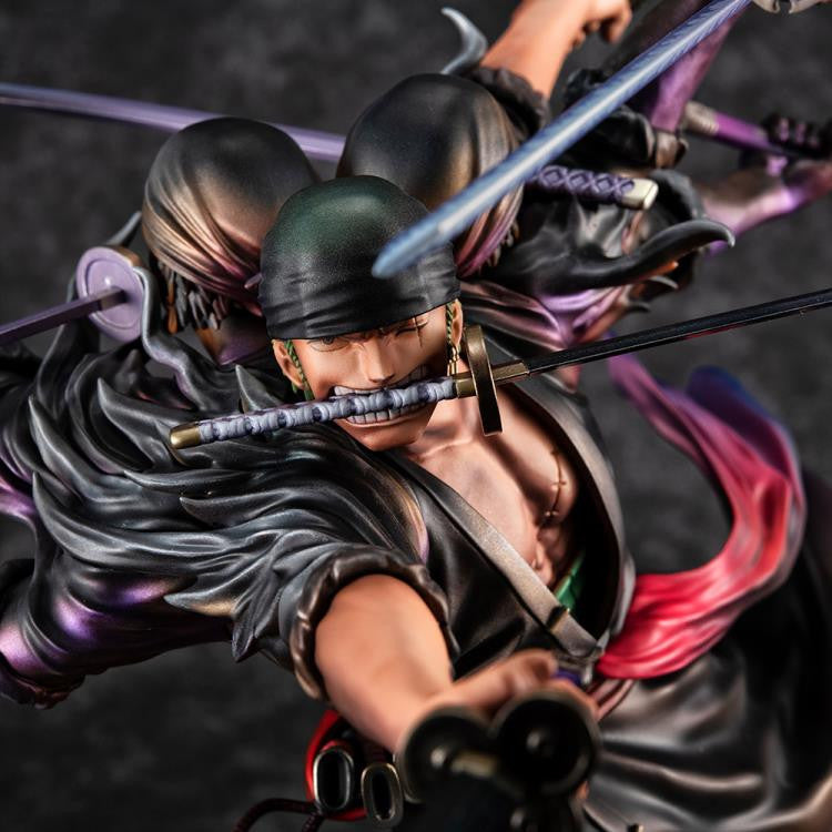 One Piece Asura Roronoa Zoro Ver Demon Spirit Kyuutou-ryuu Wa-Maximum Portrait of Pirates (P.O.P.) Figure by MegaHouse - Medaid International
