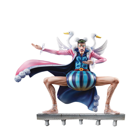 ONE PIECE Mr.2・Bon Clay "Playback Memories” Portrait.Of.Pirates Figure By MegaHouse - Medaid International