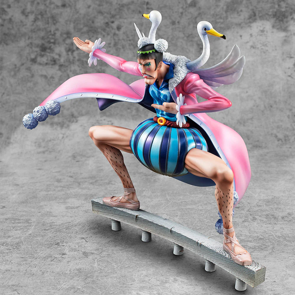 ONE PIECE Mr.2・Bon Clay "Playback Memories” Portrait.Of.Pirates Figure By MegaHouse - Medaid International