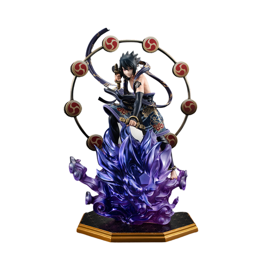 NARUTO-Shippuden-Sasuke Uchiha Thunder God Precious G.E.M.series Figure By MegaHouse - Medaid International