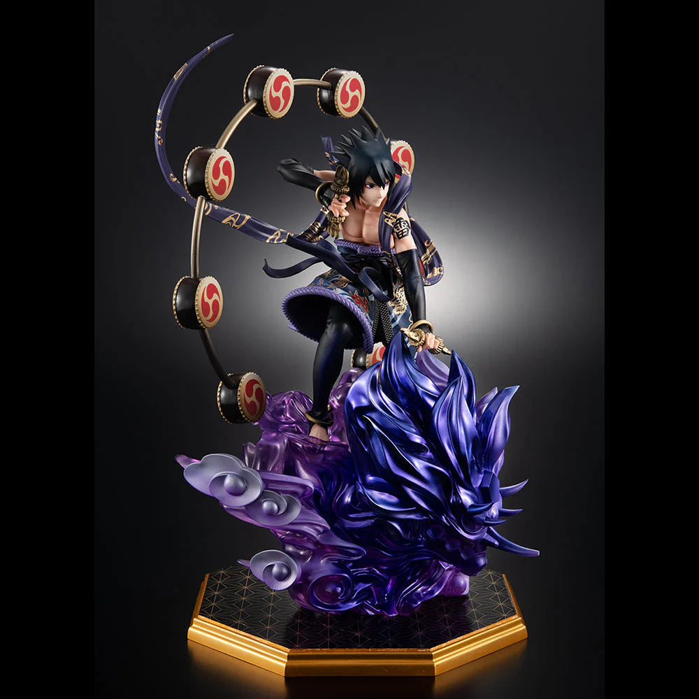 NARUTO-Shippuden-Sasuke Uchiha Thunder God Precious G.E.M.series Figure By MegaHouse - Medaid International
