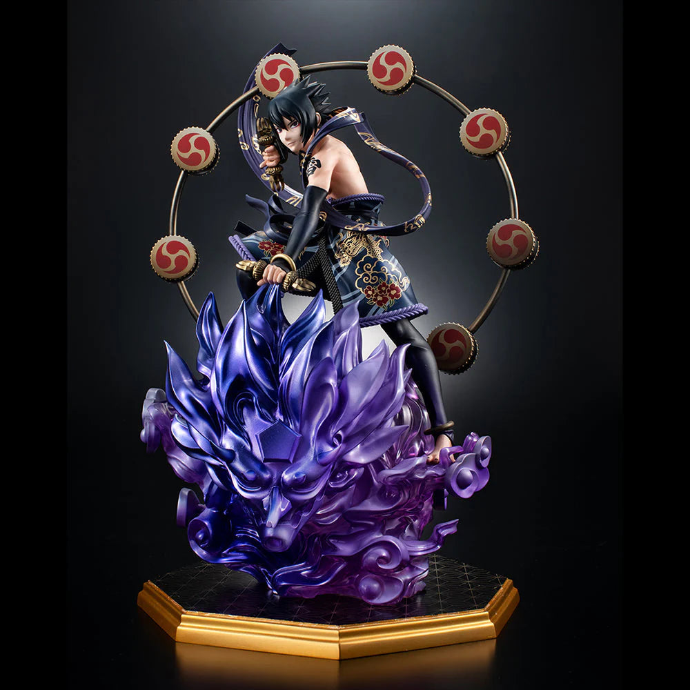 NARUTO-Shippuden-Sasuke Uchiha Thunder God Precious G.E.M.series Figure By MegaHouse - Medaid International