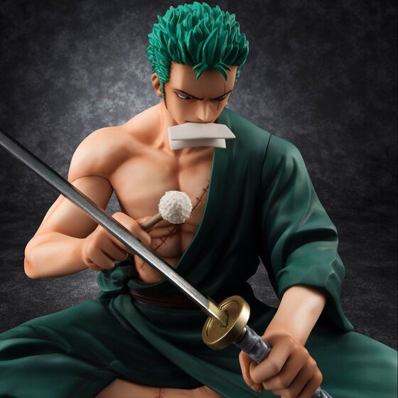 ONE PIECE Roronoa Zoro Portrait.Of.Pirates Figure By Megahouse - Medaid International