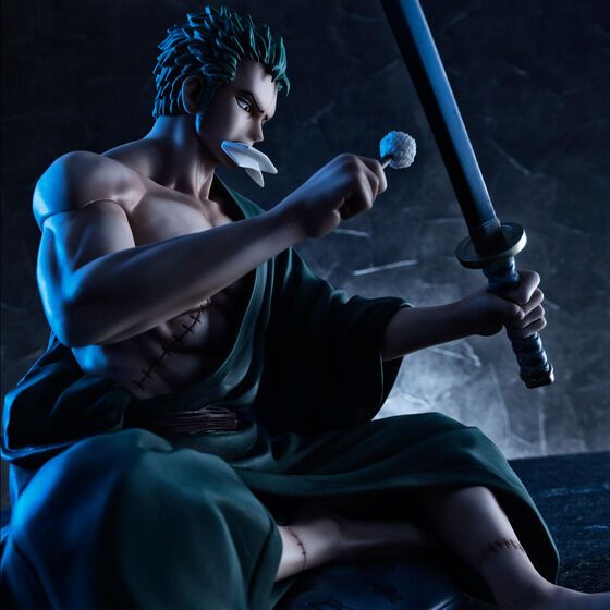 ONE PIECE Roronoa Zoro Portrait.Of.Pirates Figure By Megahouse - Medaid International