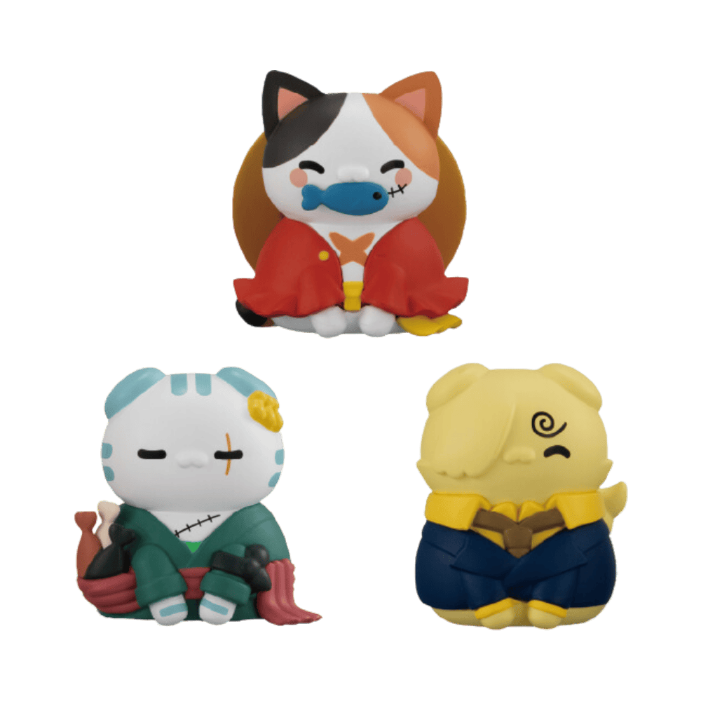 ONE PIECE Nyan Piece Nyan Ver. HAPPY TRIO 2024 LIMITED Mega Cat Project By MegaHouse - Medaid International