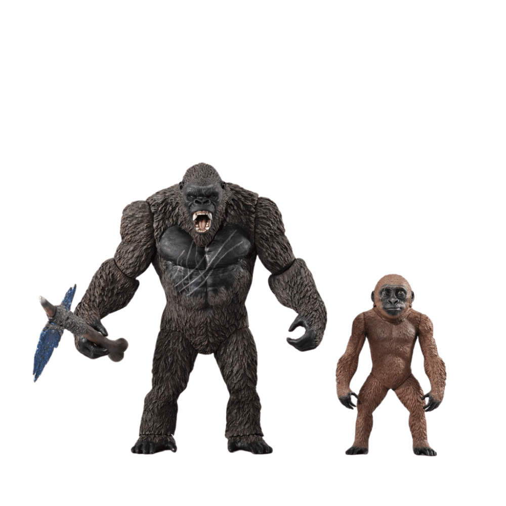 Godzilla x Kong: The New Empire Ultimate Article Monsters King Kong (2024 Ver.) & Suko Action Figure Set By MegaHouse - Medaid International