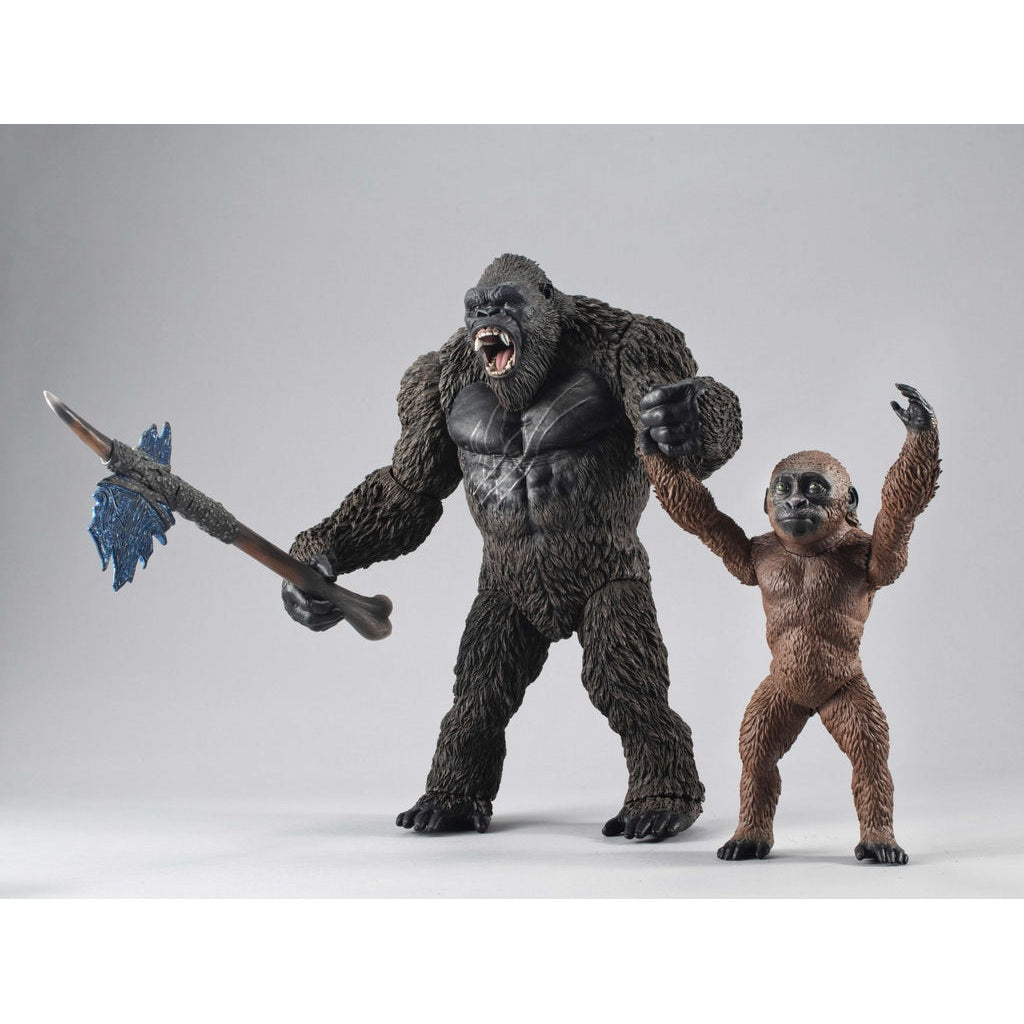 Godzilla x Kong: The New Empire Ultimate Article Monsters King Kong (2024 Ver.) & Suko Action Figure Set By MegaHouse - Medaid International