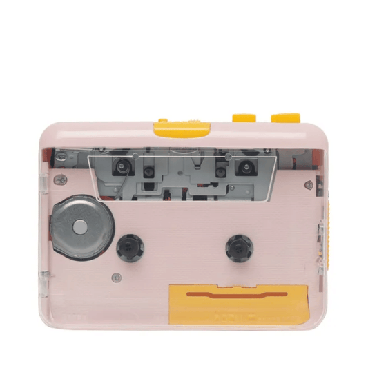 JO9 CASSETTE PLAYER (CLEAR SUPER USB) - PINK By MJI - Medaid International