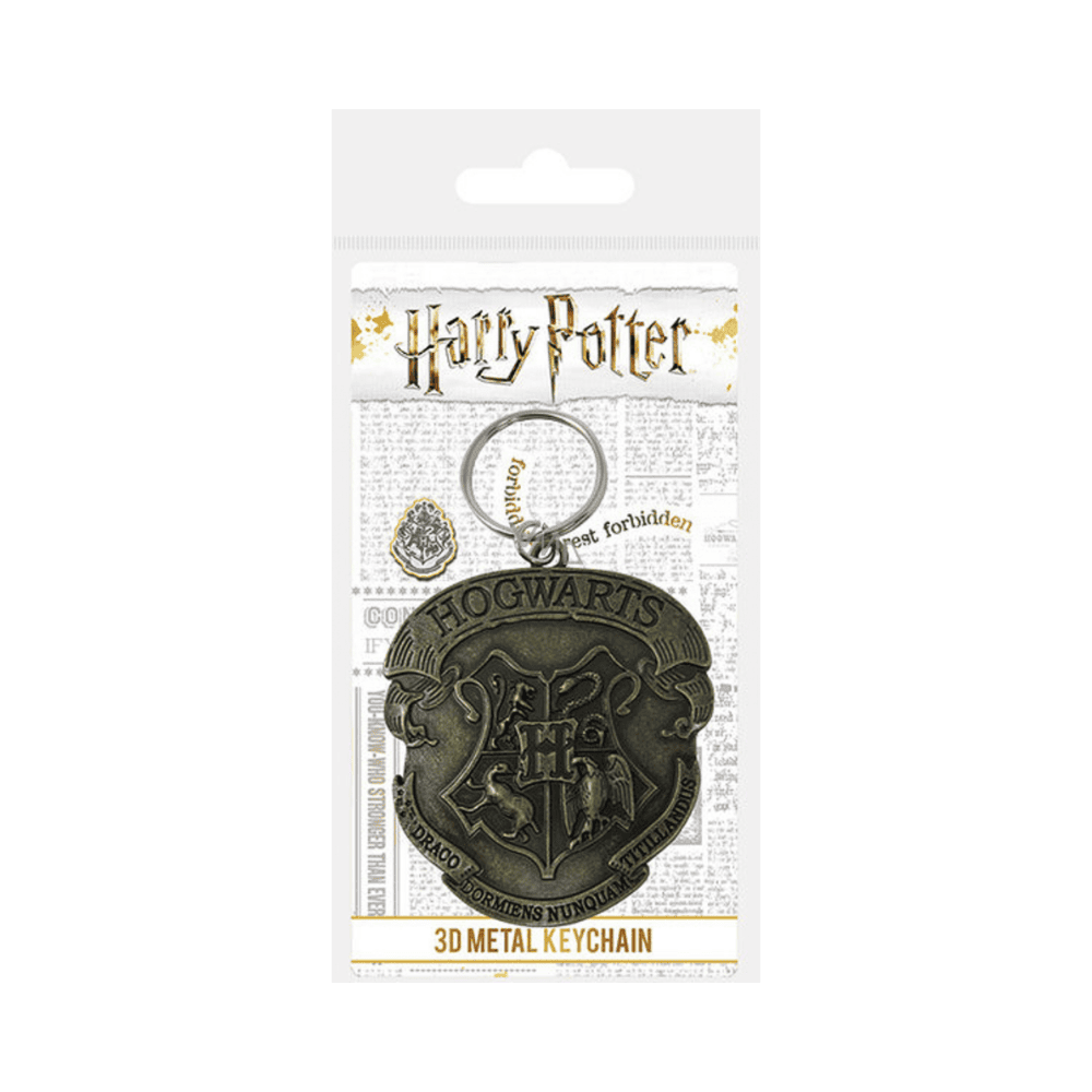 HARRY POTTER - HOGWARTS CREST (METAL KEYCHAIN) By Pyramid - Medaid International