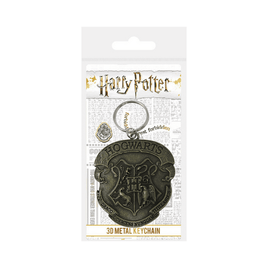 HARRY POTTER - HOGWARTS CREST (METAL KEYCHAIN) By Pyramid - Medaid International