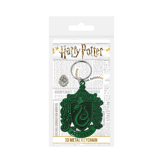 HARRY POTTER - SLYTHERIN CREST (METAL KEYCHAIN) By Pyramid - Medaid International