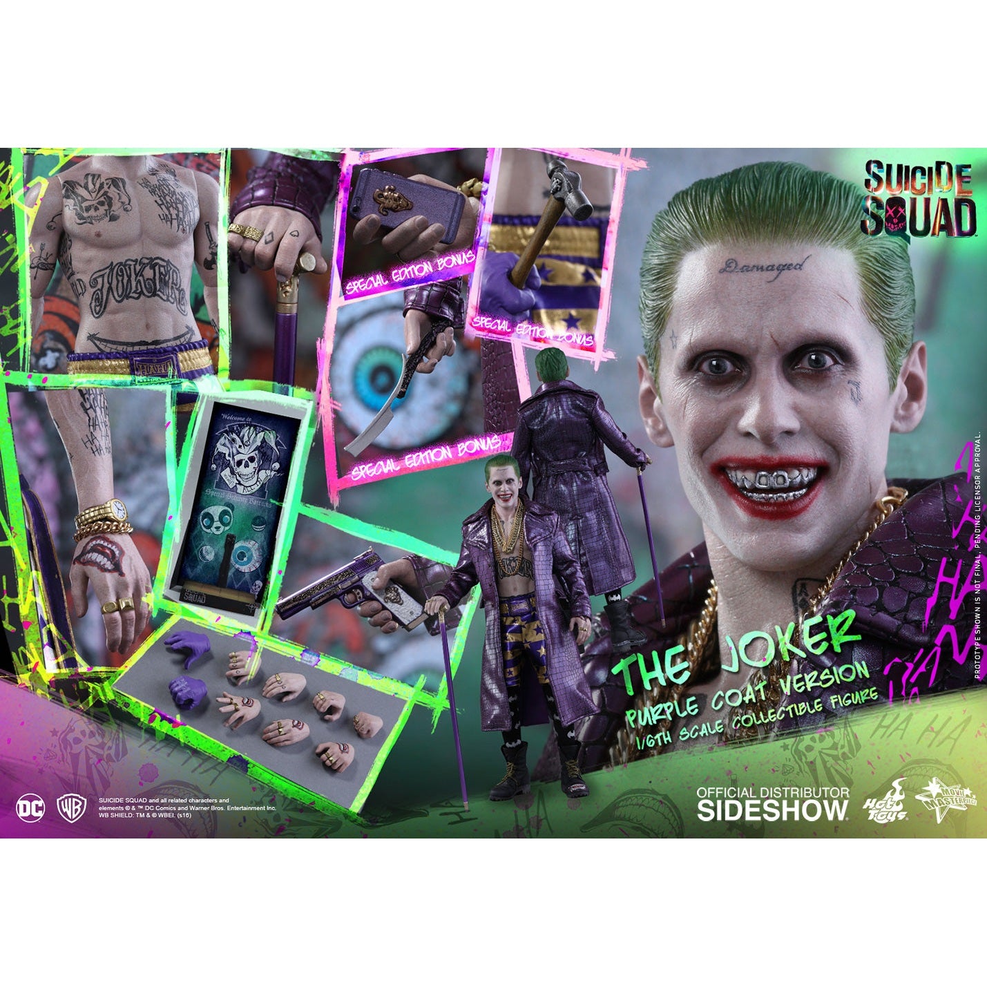 Suicide Squad The Joker (Purple Coat Version) Action Figure By Hot Toys - Medaid International