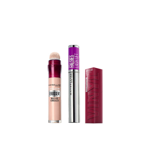 25% OFF The Falsies Lash Lift Washable Mascara+ Instant Age Rewind Concealer + Vinyl Ink  Lipstick - Medaid