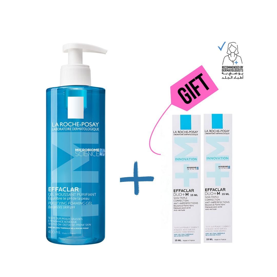 Effaclar Acne Foaming Cleansing Gel +  2 Mini Effaclar Duo+M 15 ml - Medaid