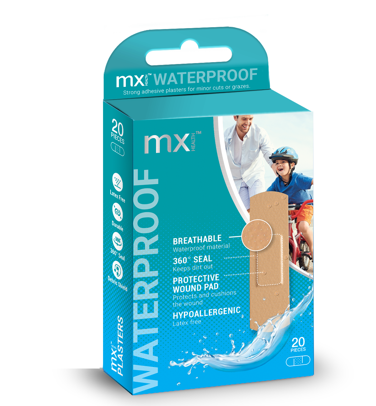 Medinox Mx76105 Plaster Beige Warerproof 20S - Medaid