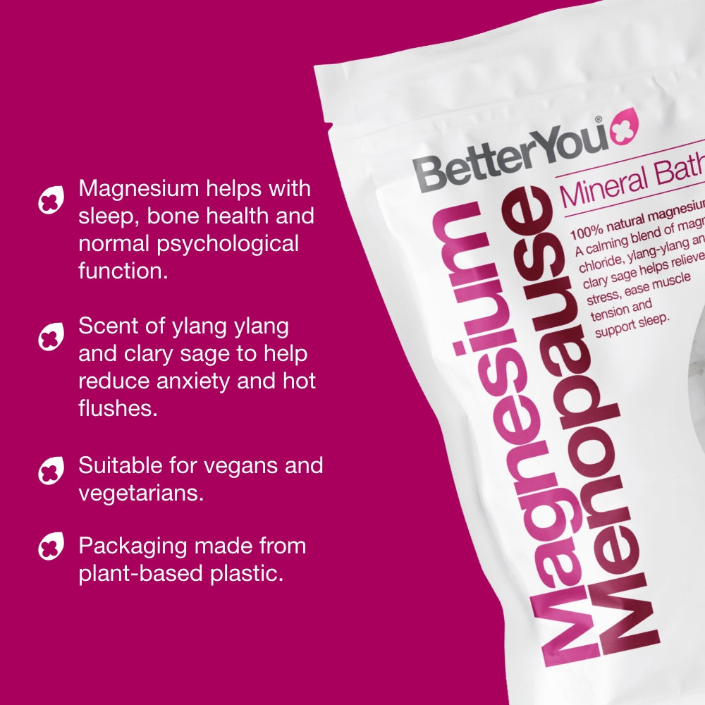 BetterYou - Magnesium Menopause Bath Flakes 750g - Medaid International