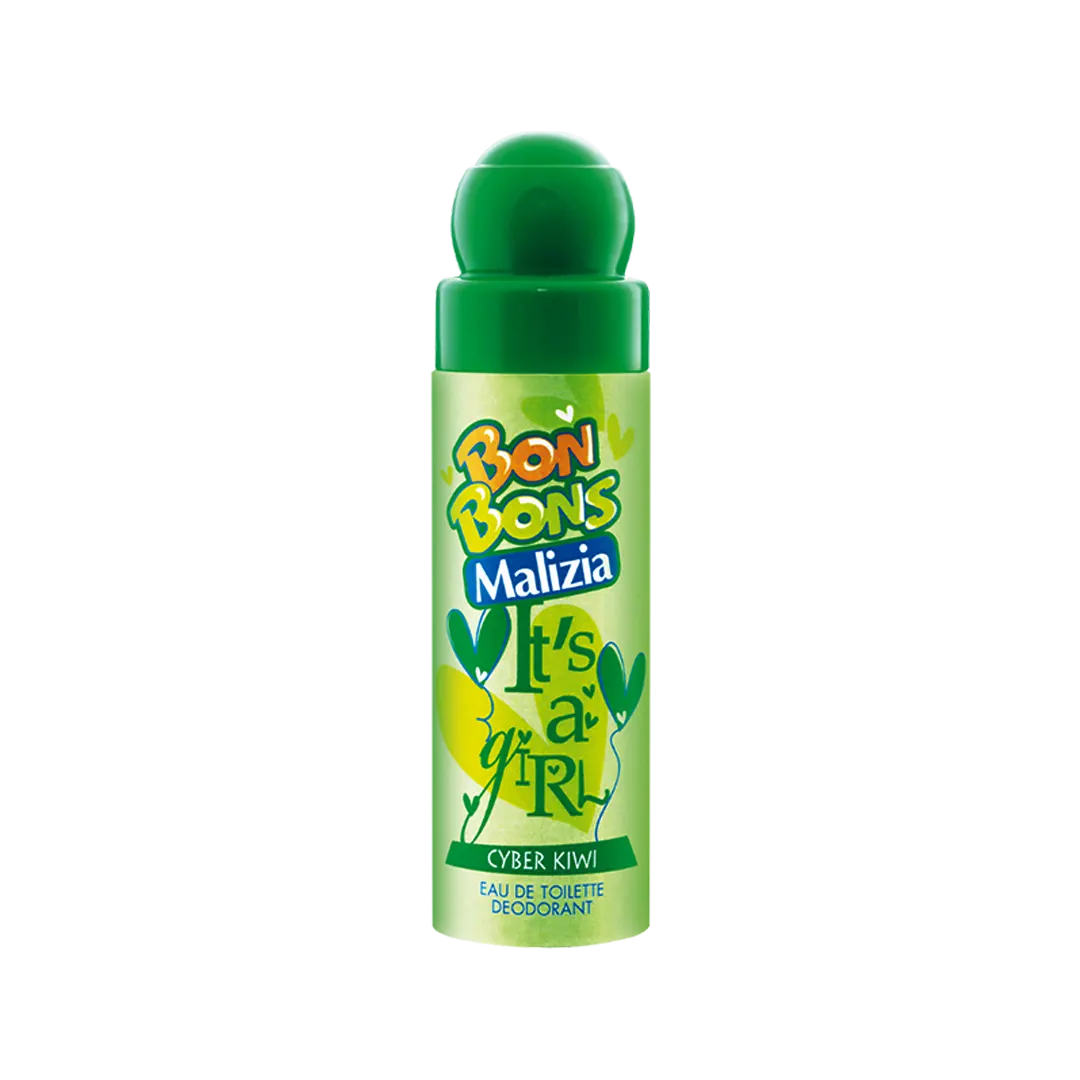 Malizia Bon Bons It's A Girl Cyber Kiwi Eau De Toilette Deodorant - 75ml - Medaid