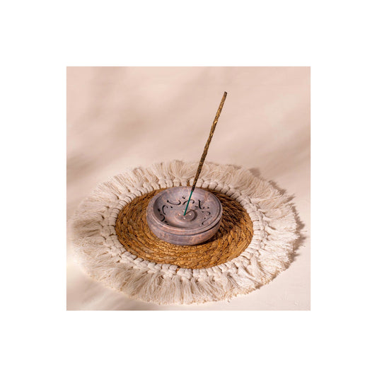 AROMA MARBLE PLATE INCENSE HOLDER GREY - Medaid International