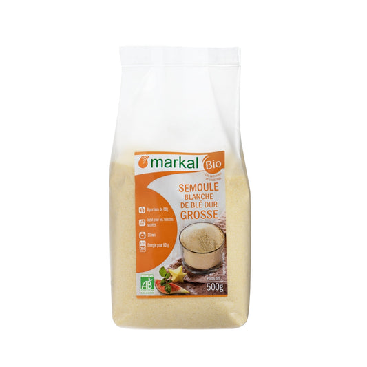 Organic Coarse White Durum Wheat Semolina - Medaid International