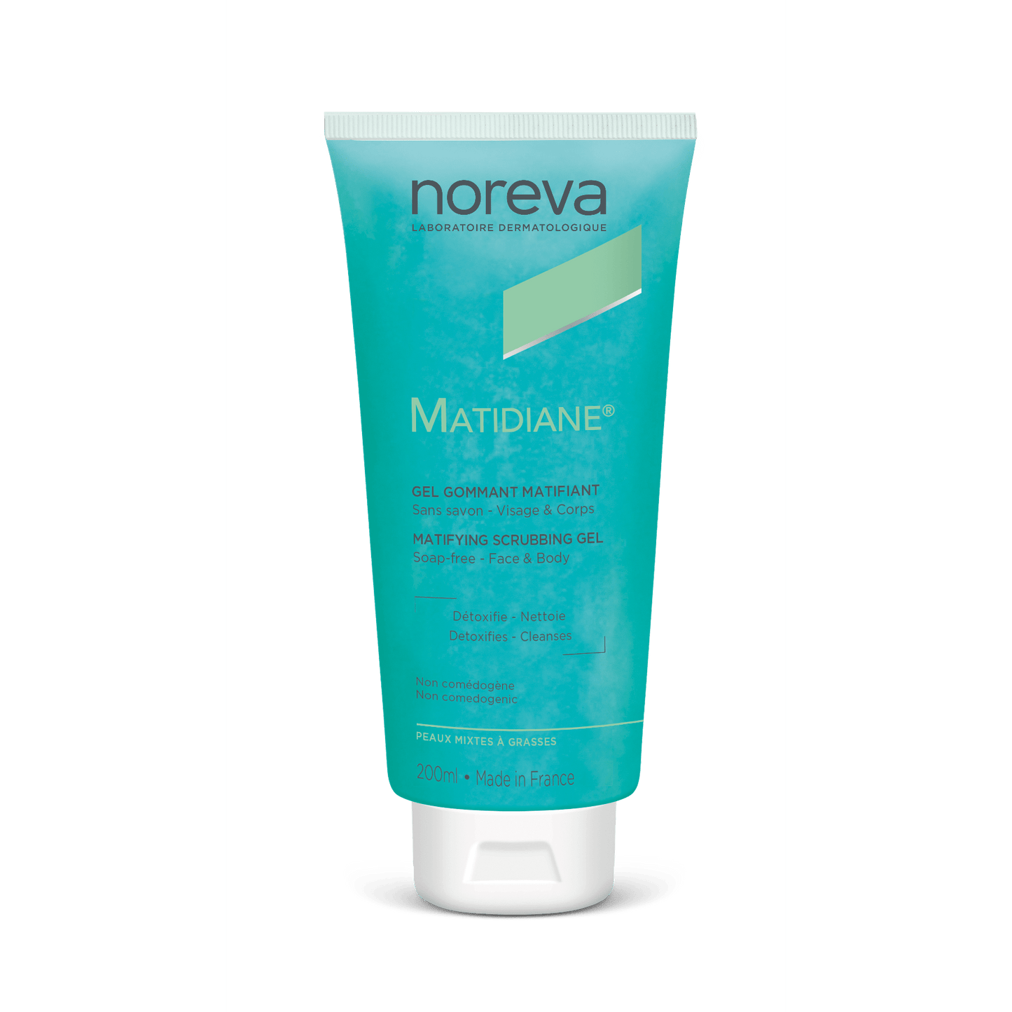 Noreva Matidiane Mattifying Scrubbing Gel - 200 ml - Medaid - Lebanon