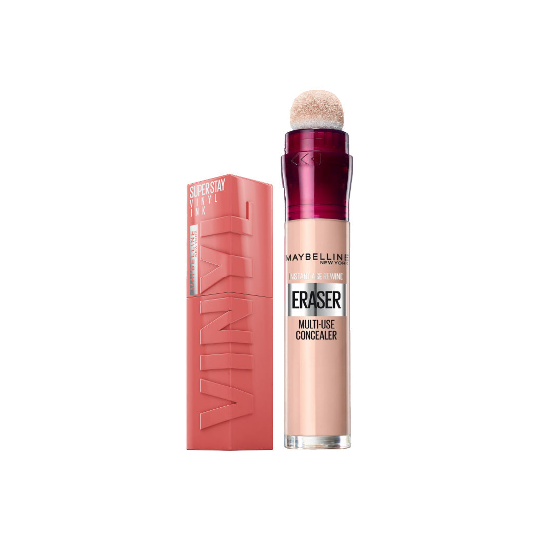 -20% Maybelline Super Stay Vinyl Ink + instant age rewind eraser concealer - Medaid