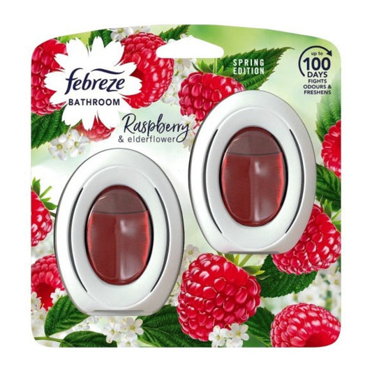 Febreze Bathroom Twin Air Freshener Raspberry and Elderflower (2x7.5ml) - Medaid International