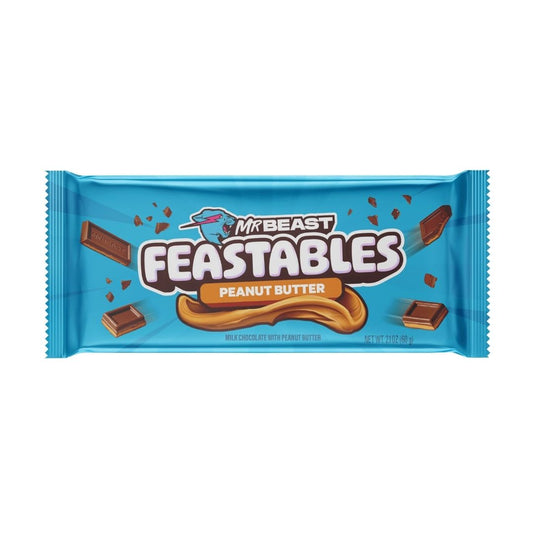 MR BEAST FEASTABLES - PEANUT BUTTER - 60g - Medaid International