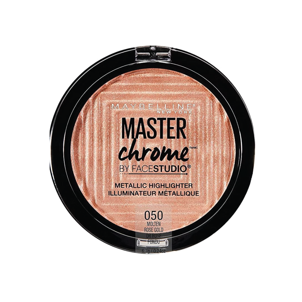 Maybelline Face Studio Chrome Metallic Highlighter Makeup - Medaid