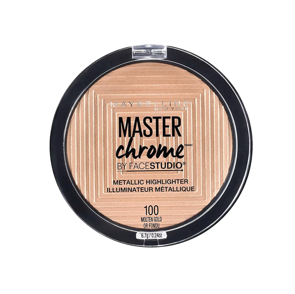 Maybelline Face Studio Chrome Metallic Highlighter Makeup - Medaid