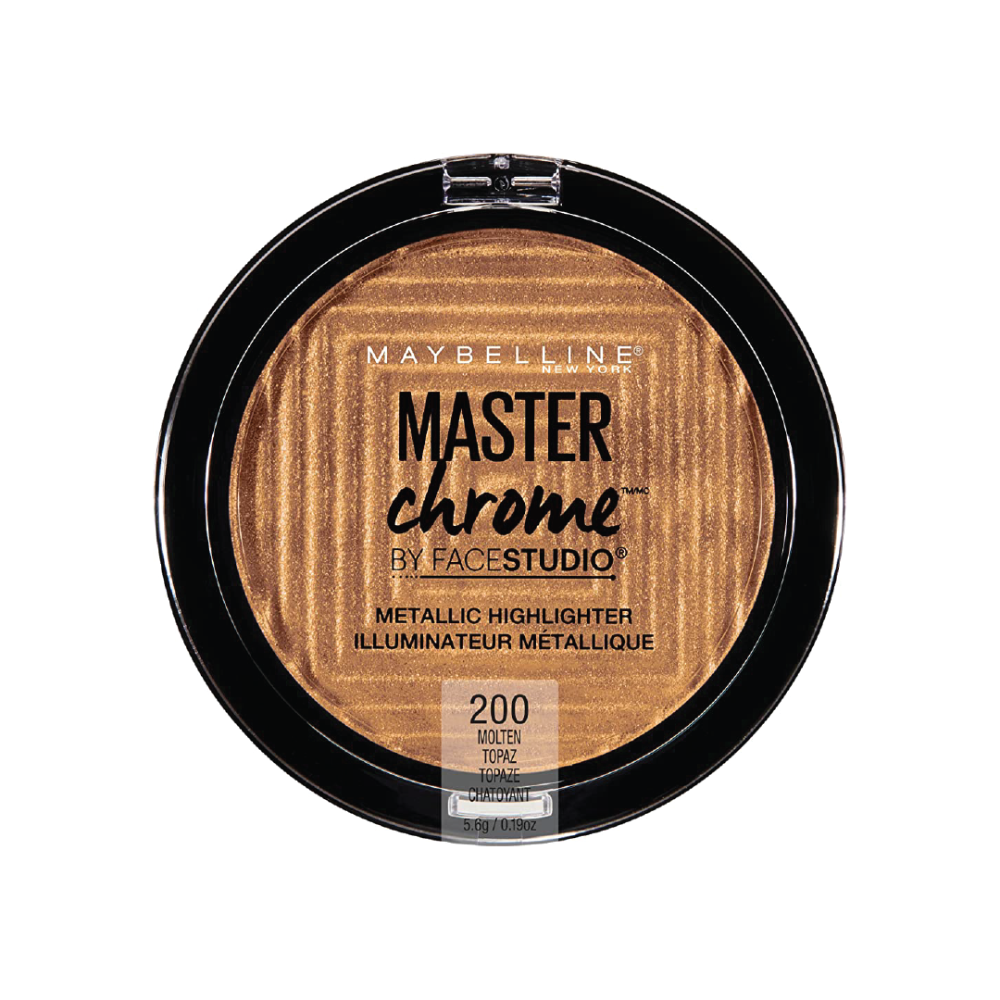 Maybelline Face Studio Chrome Metallic Highlighter Makeup - Medaid