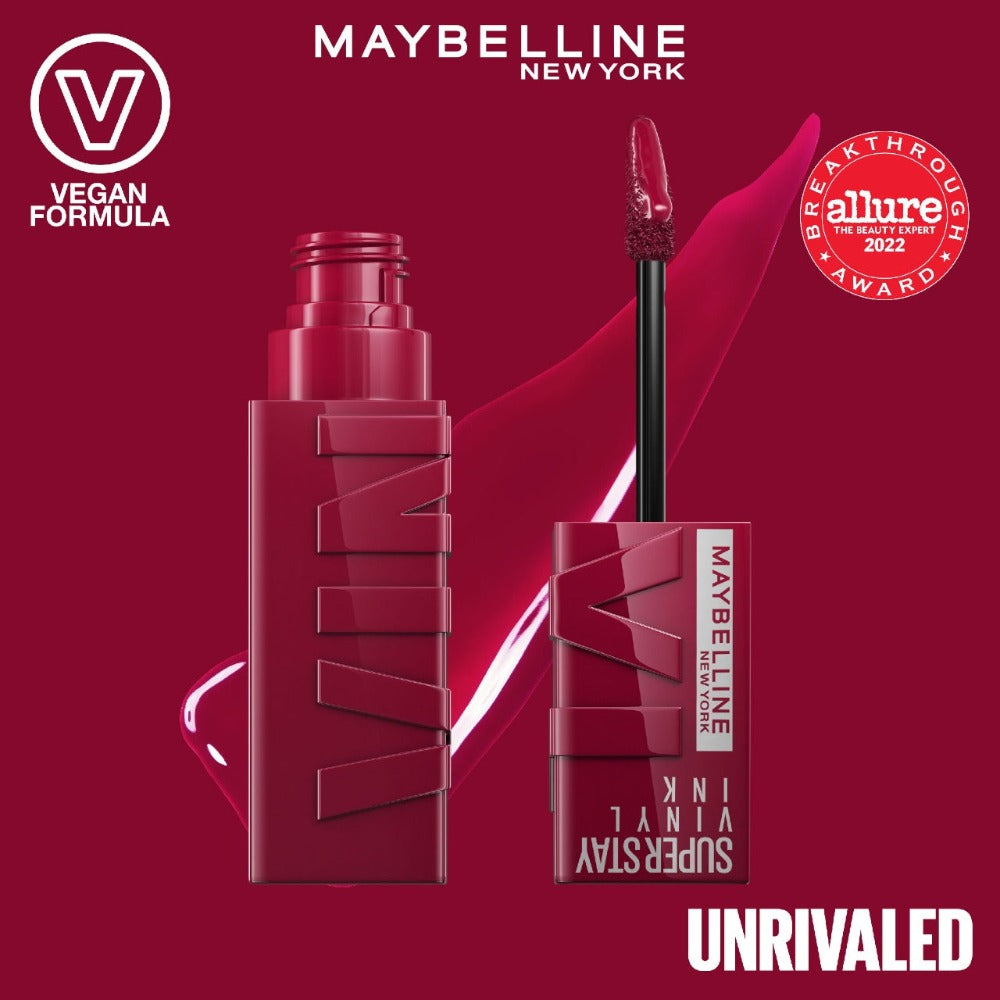 Maybelline Super Stay-Vinyl Ink Long wear Liquid Lip color - Medaid