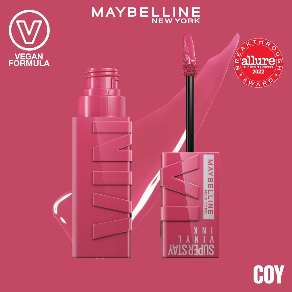 Maybelline Super Stay-Vinyl Ink Long wear Liquid Lip color - Medaid