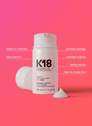 *K18 leave-in molecular repair hair mask 50ml - Medaid