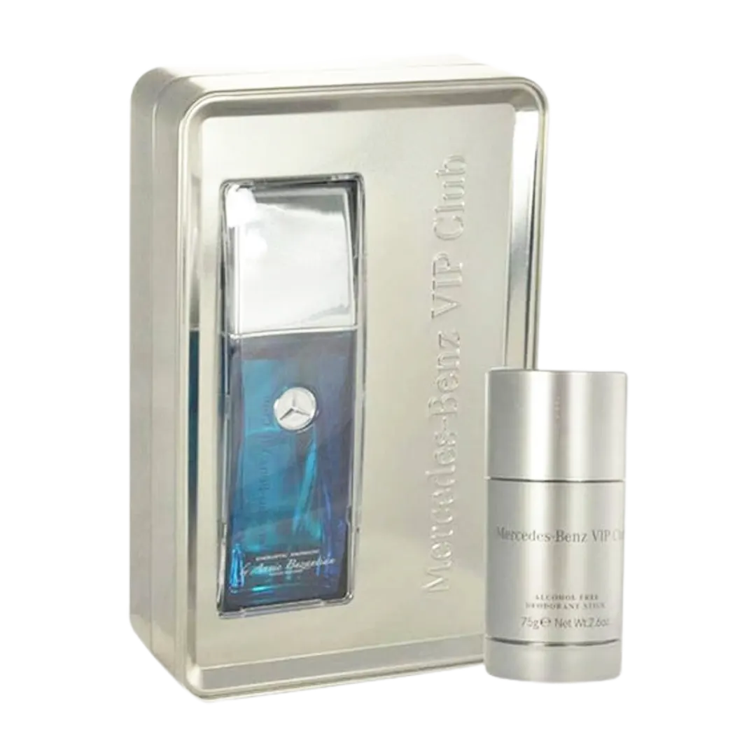 Mercedes Benz VIP Club Aromatic Energetic Eau De Toilette Men's Gift Set - Medaid