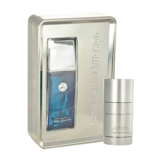 Mercedes Benz VIP Club Aromatic Energetic Eau De Toilette Men's Gift Set - Medaid