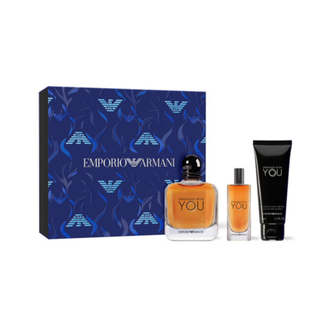 Giorgio Armani Stronger With You Eau De Toilette Gift Set - Medaid