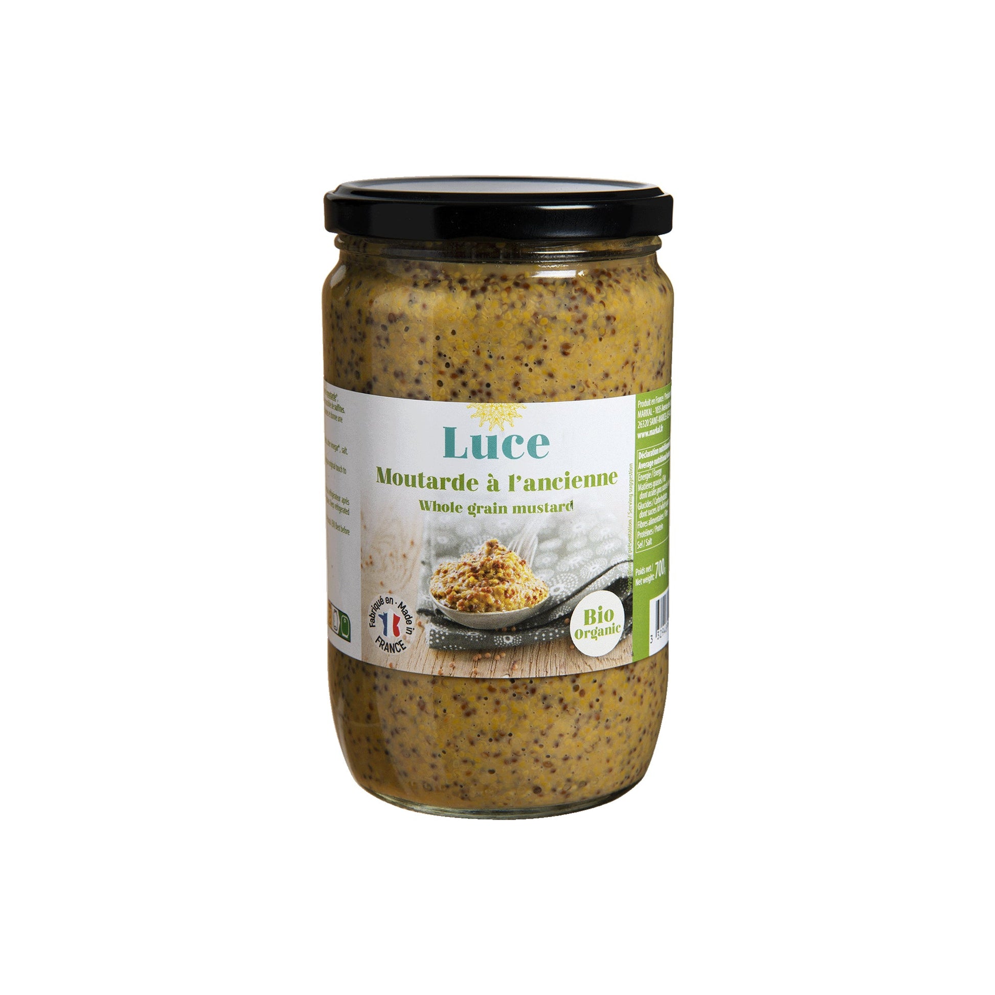 LUCE ORGANIC MOUTARDE A L'ANCIENNE/ MUSTARD A L’ANCIENNE - Medaid International