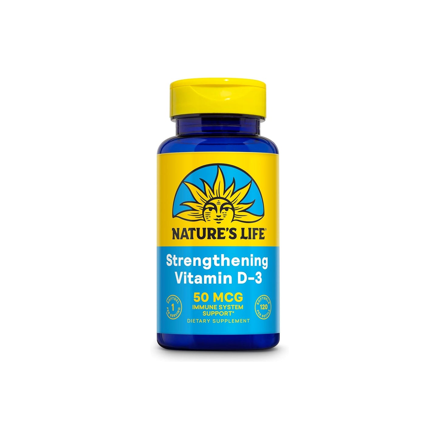 NATURE'S LIFE STRENGTHENING VITAMIN D3 2000 IU(50mcg) - Medaid International