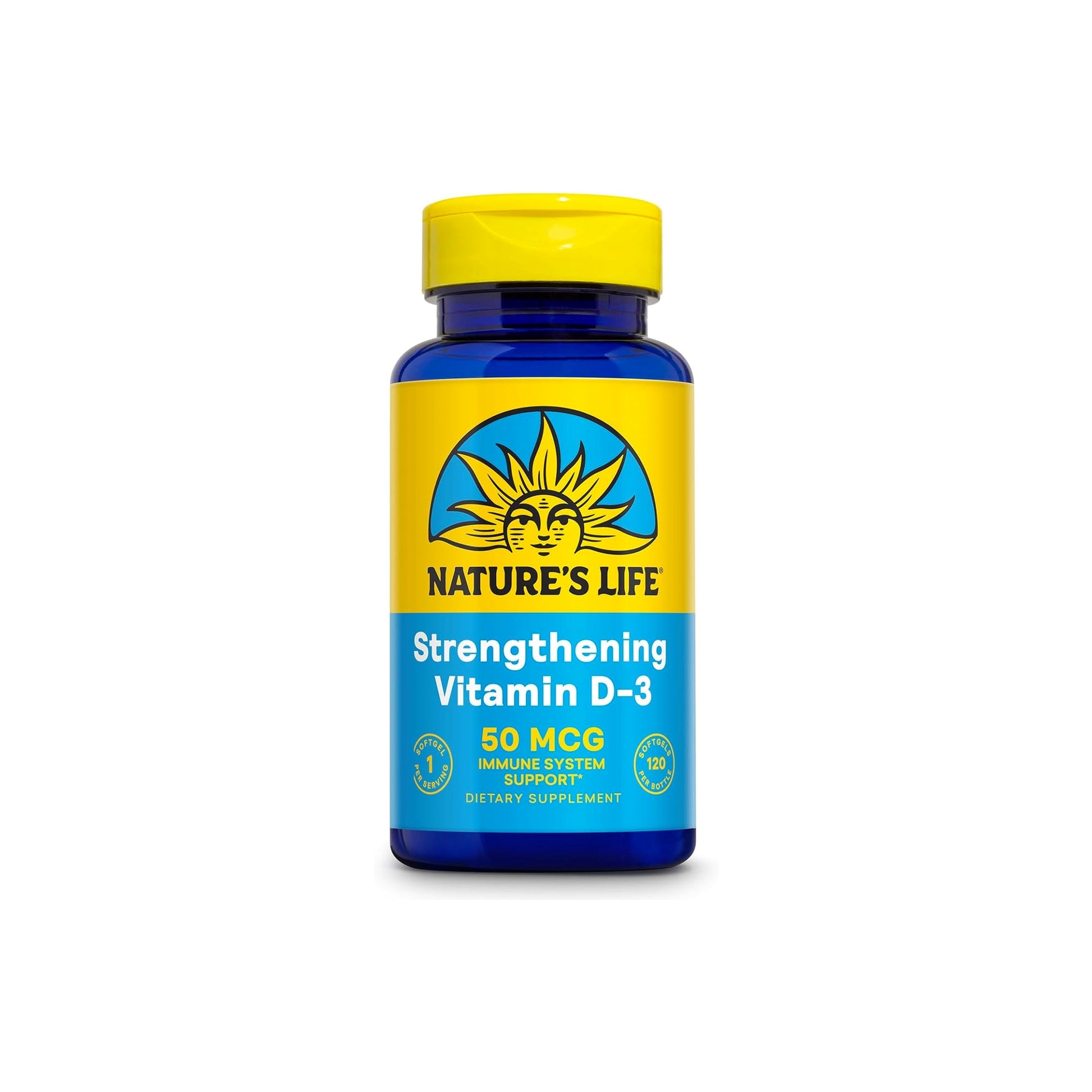 NATURE'S LIFE STRENGTHENING VITAMIN D3 2000 IU(50mcg) - Medaid International