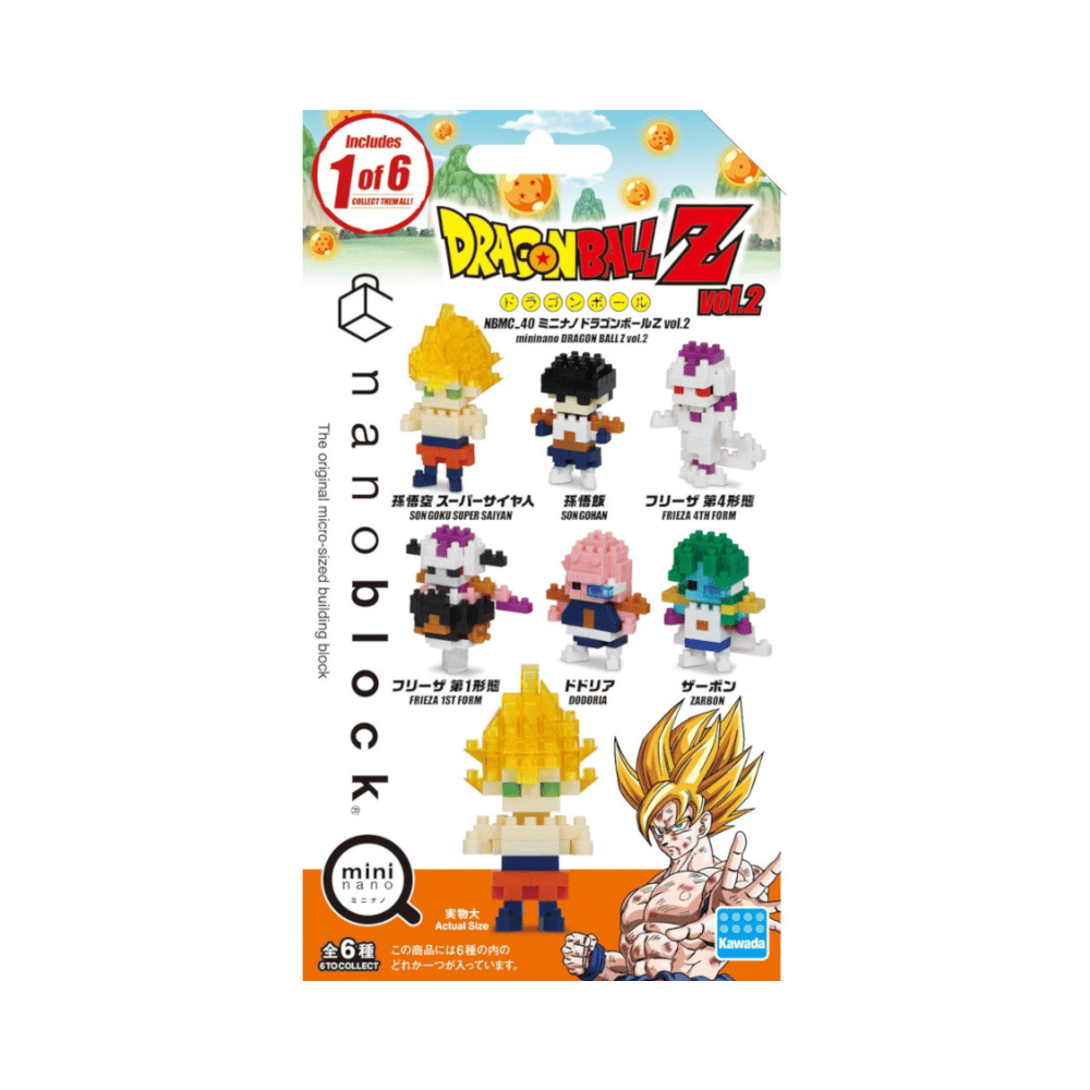 Dragon Ball Z vol.2 Kawada Nanoblock Mini 1 Random - Medaid International