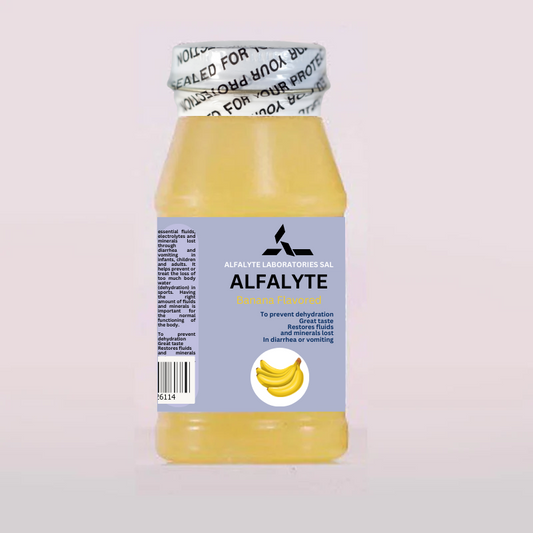 Alfalyte Banana Flavor - Essential Electrolytes for Recovery - Medaid - Lebanon